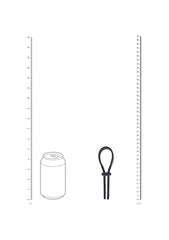 Shots LEVELZ Wide Adjustable Silicone Lasso Cock Ring - Stretchy Cock Rings