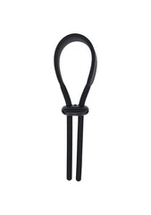Shots LEVELZ Wide Adjustable Silicone Lasso Cock Ring - Stretchy Cock Rings