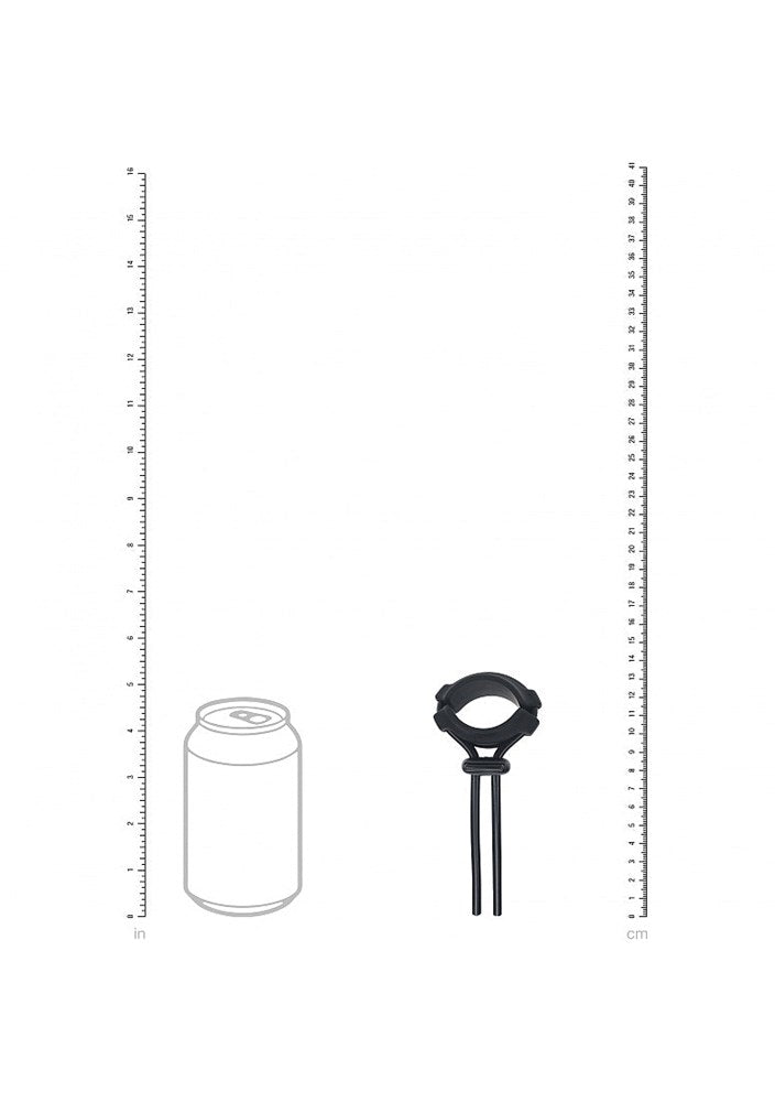Shots LEVELZ Wide Detachable Lasso Cock Ring - Stretchy Cock Rings