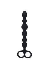 Shots LEVELZ Beaded Silicone Anal Probe with Double Loop - Anal Beads and Balls