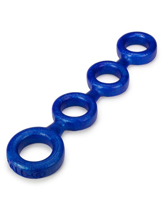 Oxballs 4-Ball Cock Ring With 3 Ballstretcher O/S