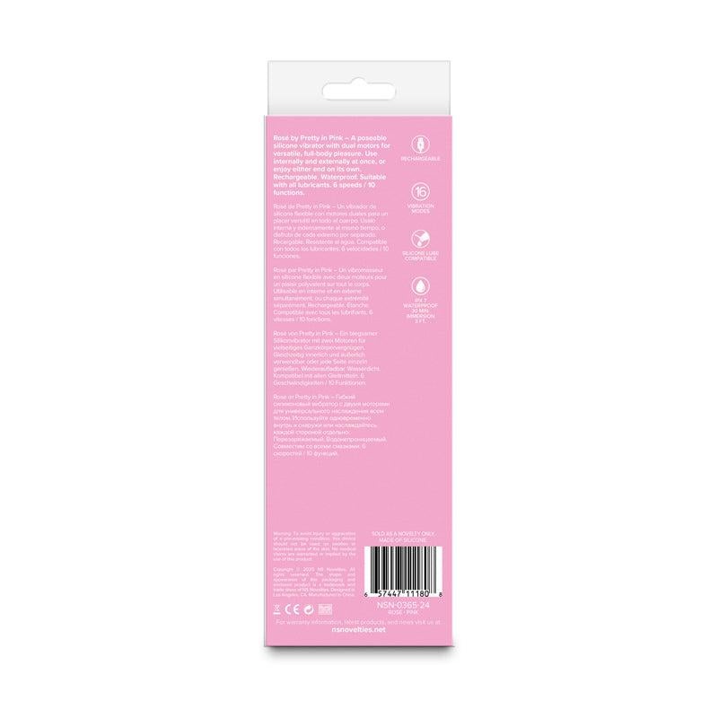 NS Novelties Pretty in Pink Rose Personal Vibrator - Personal Massagers