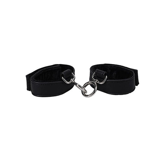 Bondage Leather Hand Cuffs in a Bag by Doc Johnson - Cuffs and Restraints