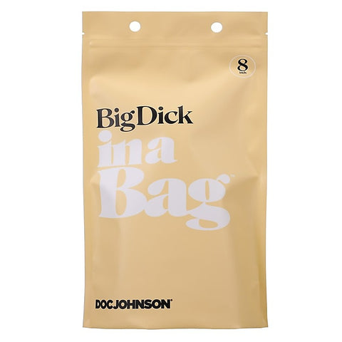 8 Inch Realistic Big Dick In A Bag by Doc Johnson - Realistic Dildos
