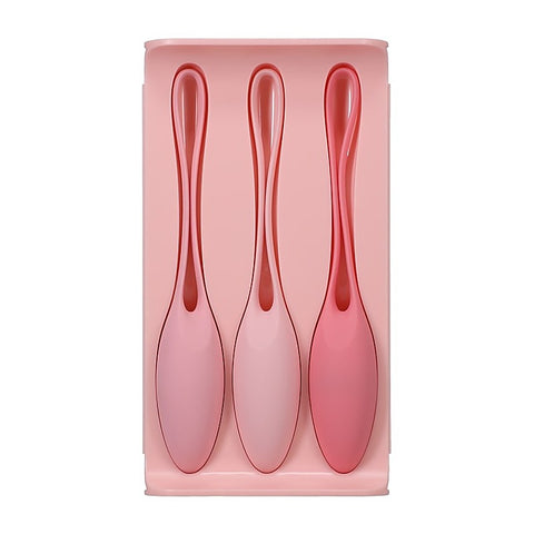 3 Silicone Balls Kegel Trainer Set By Doc Johnson - Love Eggs and Kegel Exercisers