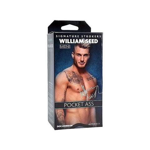 William Seed ULTRASKYN Pocket Ass Stroker by Doc Johnson - Masturbators and Strokers