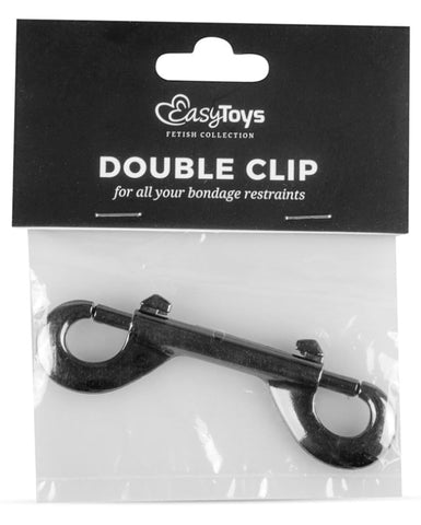 Easytoys Fetish Double Clips with Spring Loaded Pressure System - Cuffs and Restraints