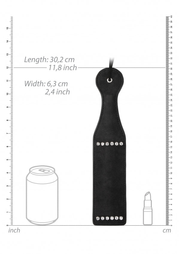 Shots Toys BDSM Play Diamond Studded Paddle - Paddles And Slappers