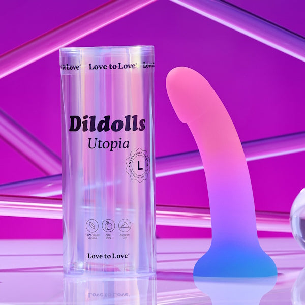 LOVE TO LOVE DILDOLLS Utopia Silicone Dildo - Large - Realistic Dildos