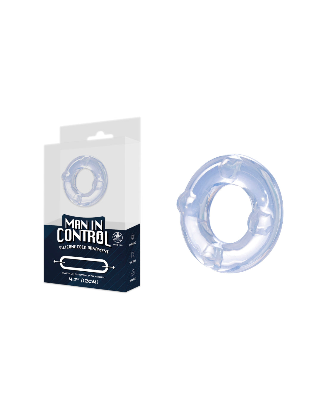 Oxballs Man In Control Silicone Stretchy Cock Rings - Cock Rings