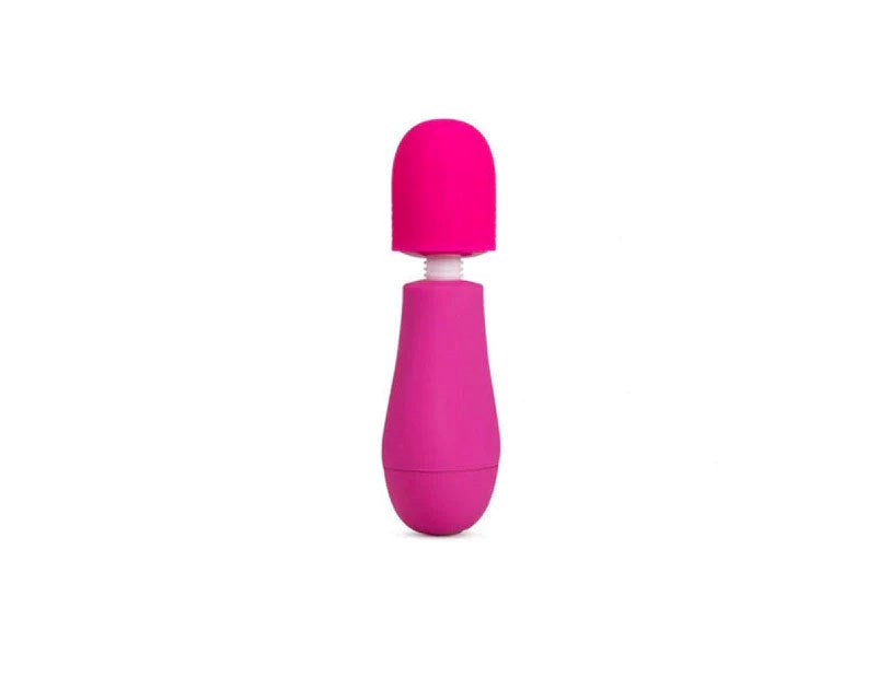 Rose Petite Massage Body Wand Vibrator Pink 10 Vibration Patterns - - Body Wands