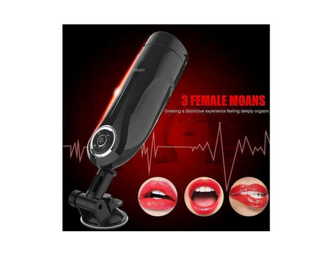 S Hande Elisa Hands Free Smart Auto Male Stroker with Thrusting Action - Masturbators and Strokers