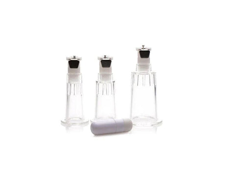 XR Brands Size Matters Clitoral Pumping System Clear with Pressure Gauge - Pussy And Clit Toys