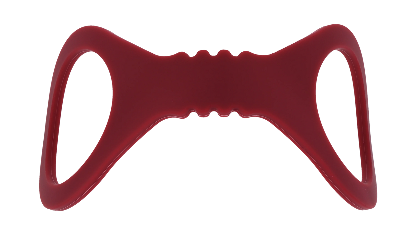 Sex & Mischief Enchanted Silicone BDSM Wrist Cuffs Burgundy - - Cuffs And Restraints