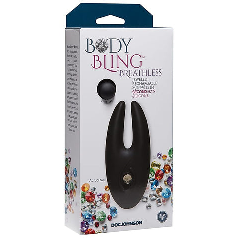 Body Bling Breathless 8 Functions Mini Vibe by Doc Johnson - Mini & Slim Vibrators