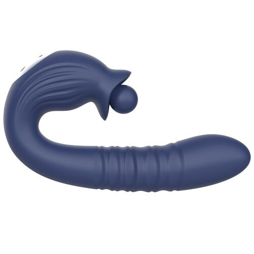 Adam & Eve THE BIG BALLER Thrusting Rabbit Vibrator - Rabbit Vibrators