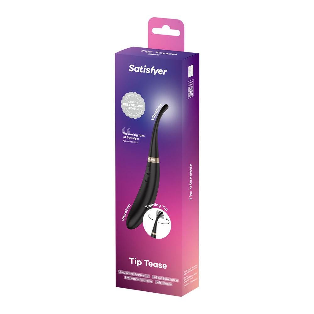 Satisfyer Tip Tease G Spot Vibrator with Twirling Tip - G-Spot Vibrators