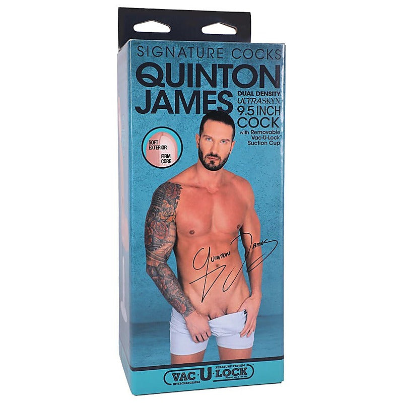 Quinton James Realistic Cock with Vac-U-Lock by Doc Johnson - Realistic Dildos