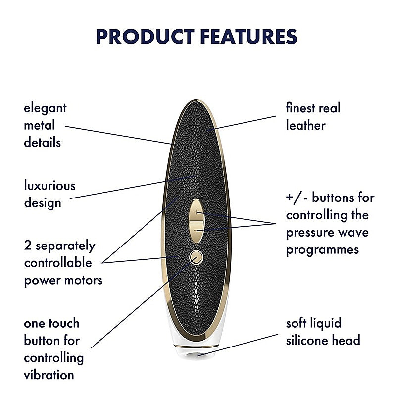 Haute Couture Multi Functions Waterproof Clitoral Stimulator - Clit Ticklers and Pulsators