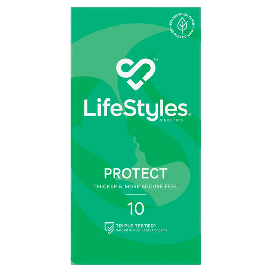 LIFESTYLES PROTECT CONDOMS 10 PACK - Condoms