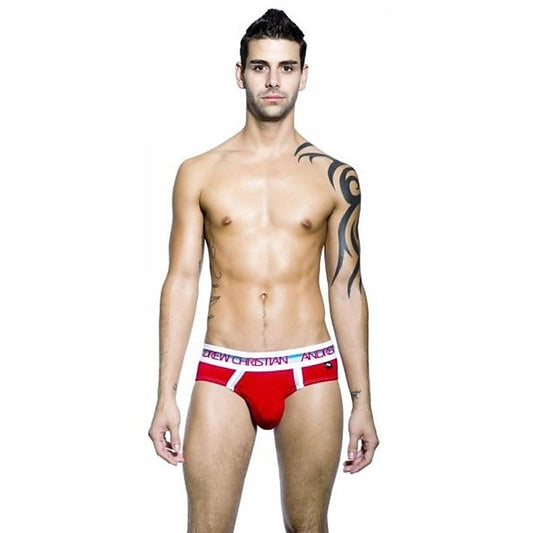 Twerk Brief Red Mens G-String by Andrew Christian - Jocks and G-Strings