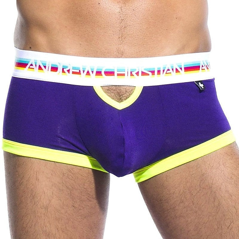 Premium Teaser Boxer Blue by Andrew Christian - Mens Briefs And Boxers