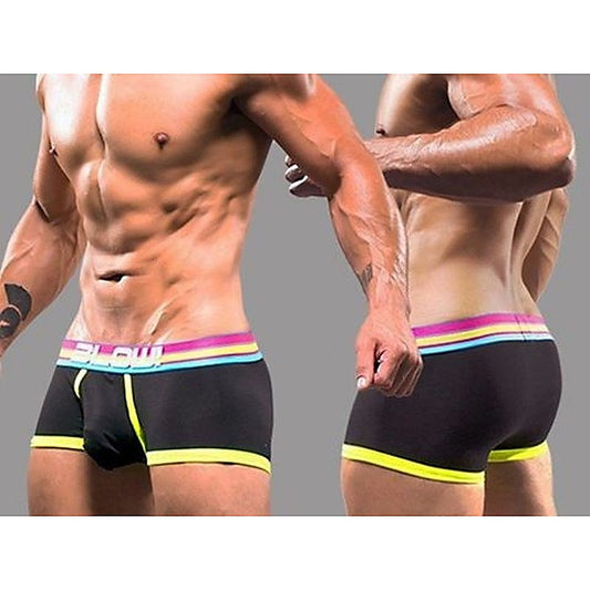 Blow! Almost Naked Boxer Black by Andrew Christian - Mens Briefs And Boxers