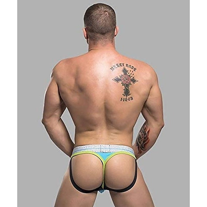 Show It Jock Thong Aqua by Andrew Christian - Jocks and G-Strings