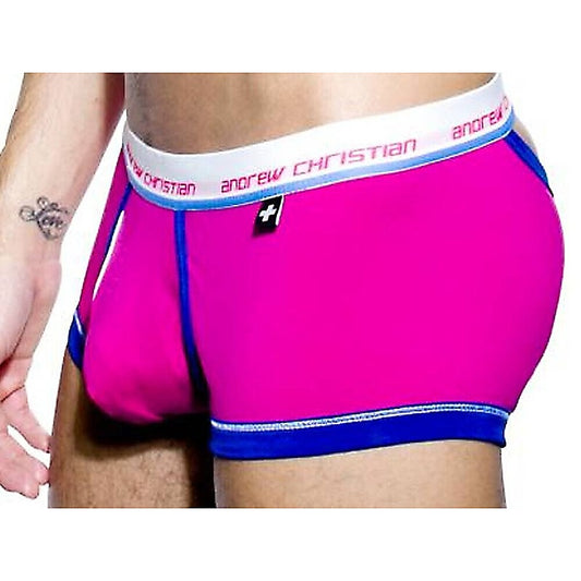 Tighty Whitie Punked Cresent Boxer by Andrew Christian - Mens Briefs And Boxers