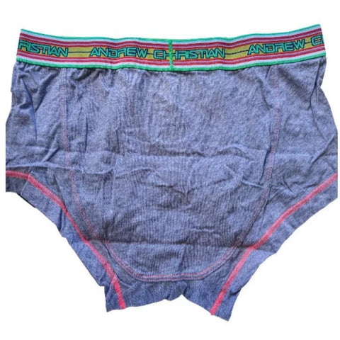 Andrew Christian Andres Christian Show It Tagless Men Boxer Grey Enhancement - Mens Briefs And Boxers