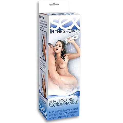 Sex in the Shower Dual Locking Suction Handle by Sportsheets - Vibrator Accessories