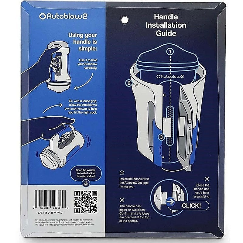 Premium Autoblow 2 Handle Accessory by AutoBlow - Masturbators and Strokers