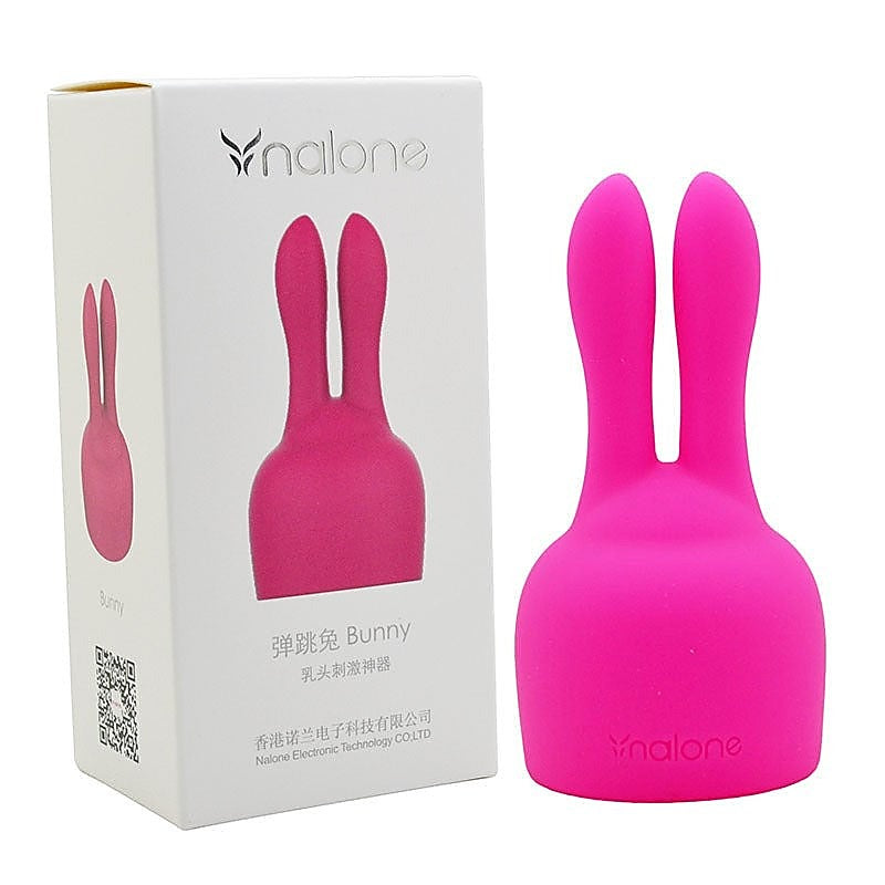 Nalone Bunny Wand Massager Attachment Dual Stimulation Sex Toy - Personal Massagers