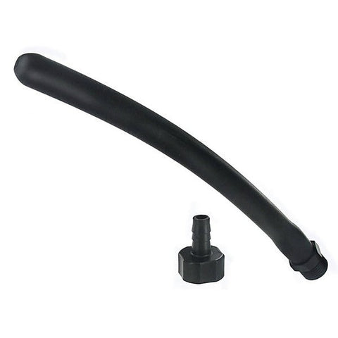Clean Stream Black Silicone Comfort Nozzle by XR Brands - Enemas and Douches
