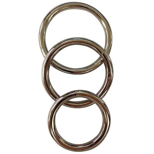 Metal O-Cock Ring 3 Pack by Sportsheets - Cock Rings