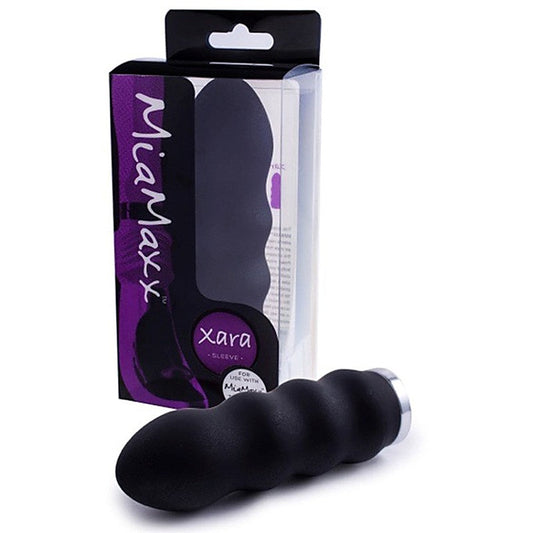 Xara Rippled Adult Vibrator Sleeve by MiaMaxx - Realistic Dildos