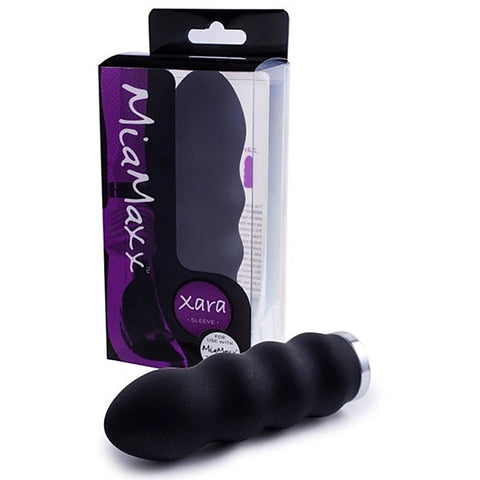 Xara Rippled Adult Vibrator Sleeve by MiaMaxx - Realistic Dildos