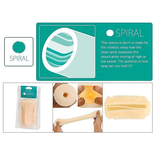 Vorze A10 Cyclone SA Sleeve Spiral by Rends - Pumps, Extenders and Sleeves