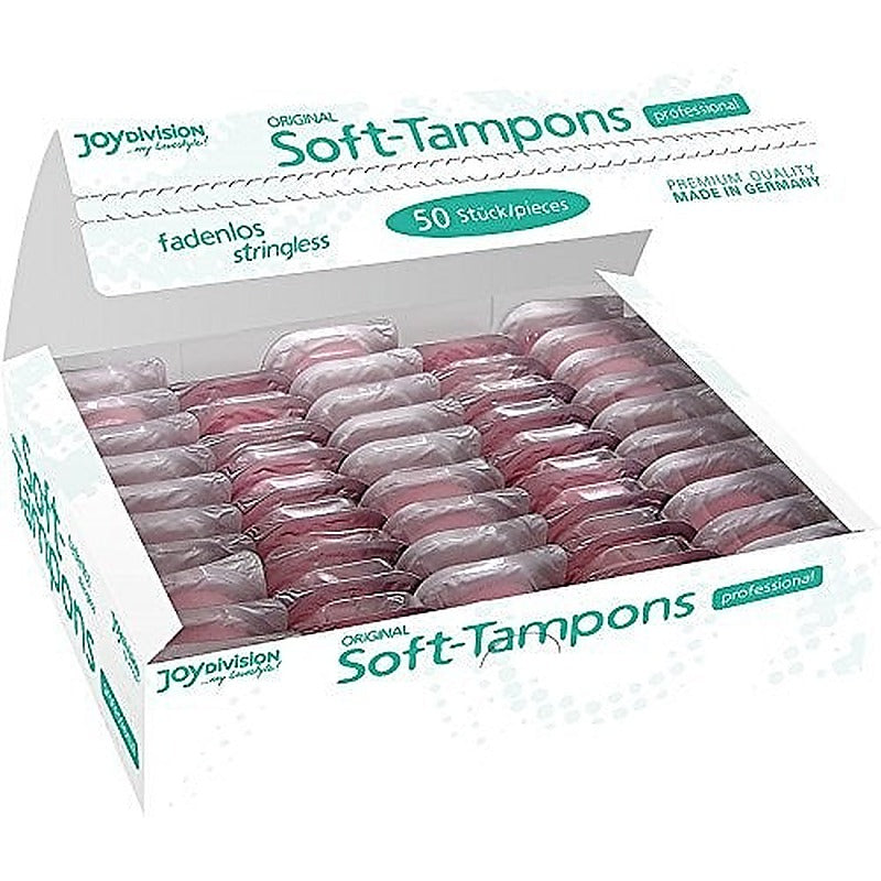 JoyDivision Soft Tampons Normal Professional 50 Pack Stringless Design - Vibrator Accessories