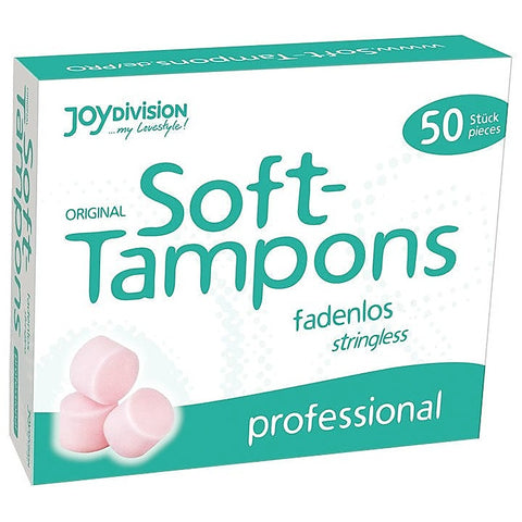 JoyDivision Soft Tampons Normal Professional 50 Pack Stringless Design - Vibrator Accessories