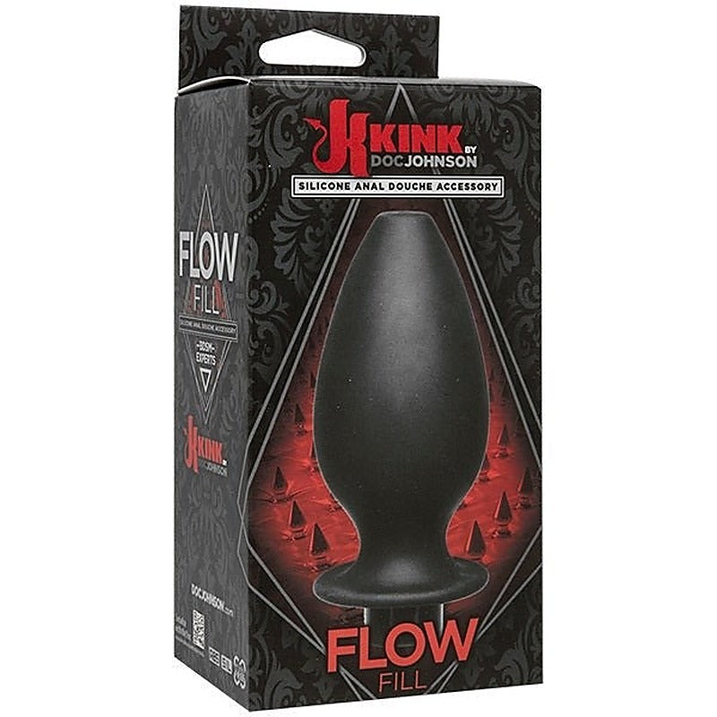 Kink Flow Fill Silicone Anal Douche by Doc Johnson - Enemas and Douches