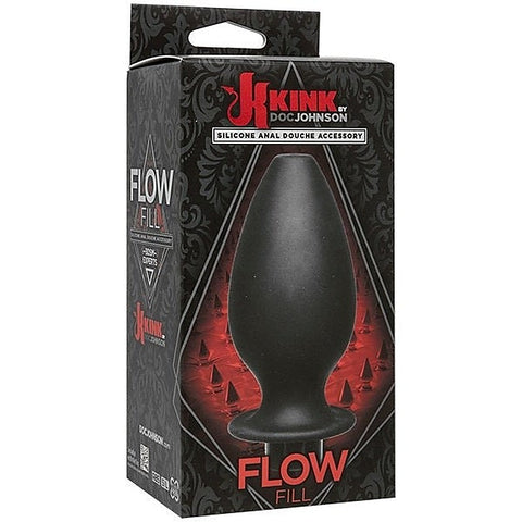 Kink Flow Fill Silicone Anal Douche by Doc Johnson - Enemas and Douches