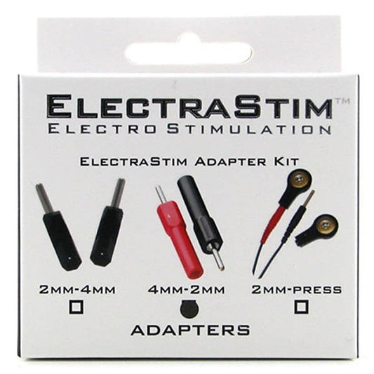 4mm To 2mm Pin Converter Kit by Electrastim - Electro Sex