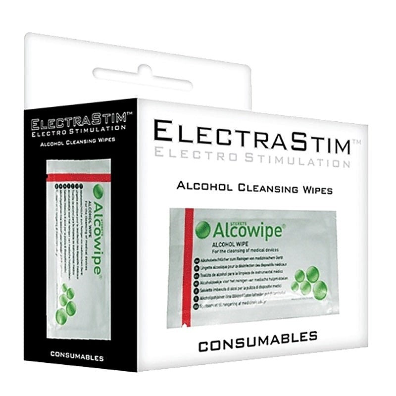 Alcohol Cleansing Wipes by Electrastim - Electro Sex