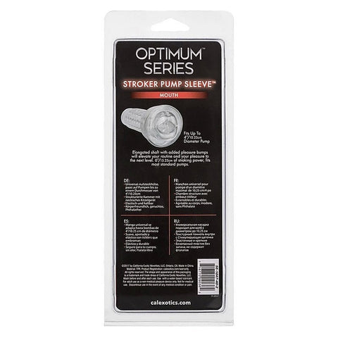 Optimum Series Stroker Pump Sleeve Mouth by CalExotics - Pumps, Extenders and Sleeves