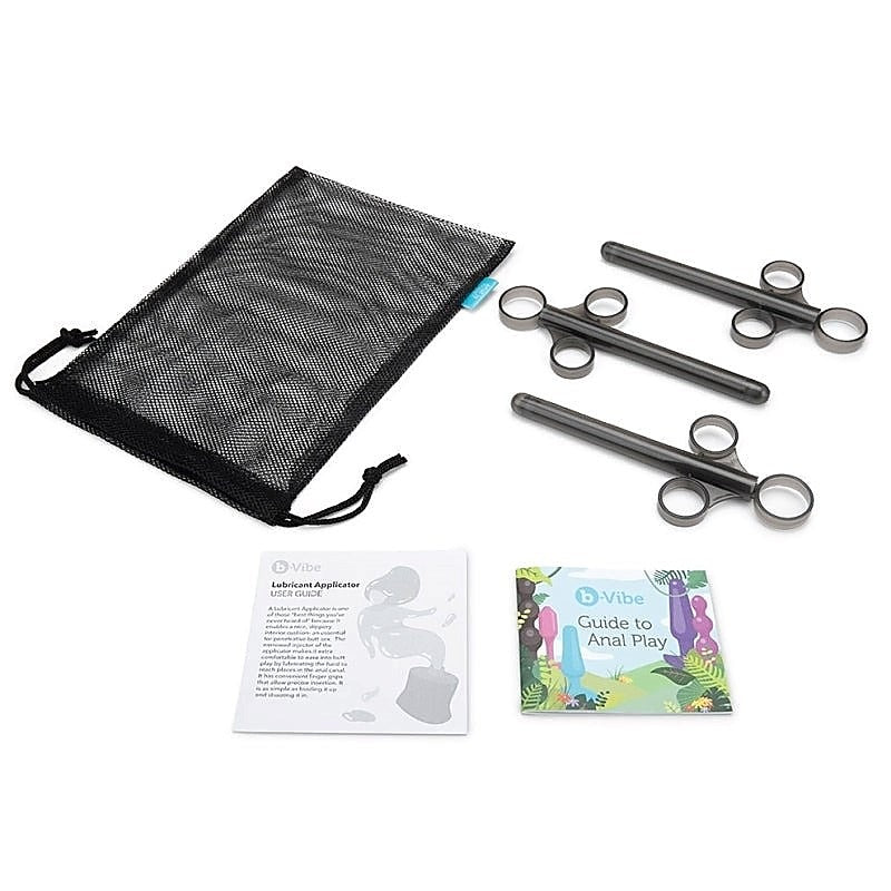 B Vibe Luxury Lubricant Applicator Set Precise Internal Application - Vibrator Accessories