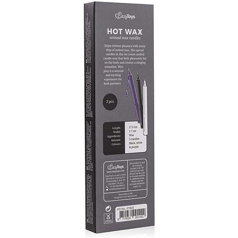 Easytoys Hot Wax Sensual Candles - Bath and Intimate Fragrances