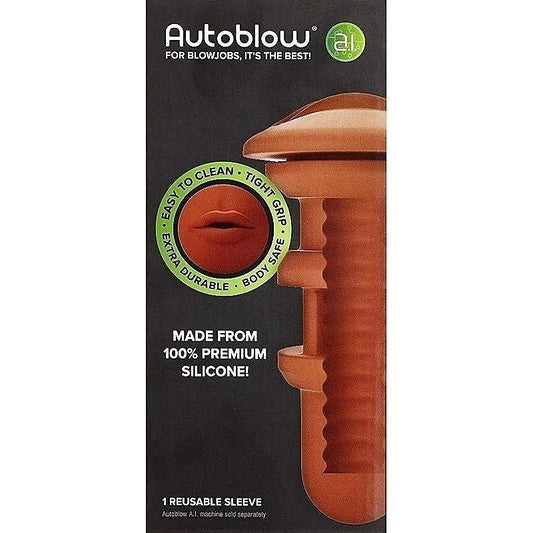 Autoblow A.I. Sleeve Mouth Male Masturbator by AutoBlow - Masturbators and Strokers