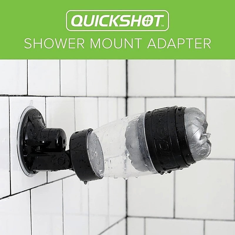 Quickshot Shower Mount Male Masturbator Adapter - Masturbators and Strokers