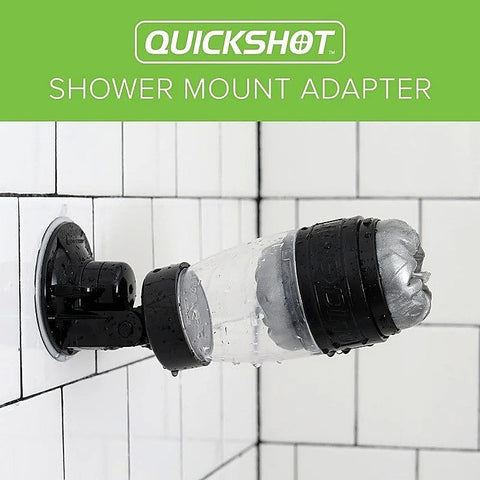 Quickshot Shower Mount Male Masturbator Adapter - Masturbators and Strokers